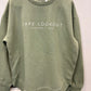 Cape Lookout L/S/ crew-rounded bottom-Sage