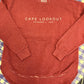Cape Lookout L/S crew-rounded bottom-Maroon