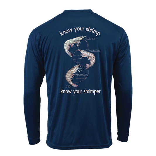 JBB Shrimp 2026 Navy LS