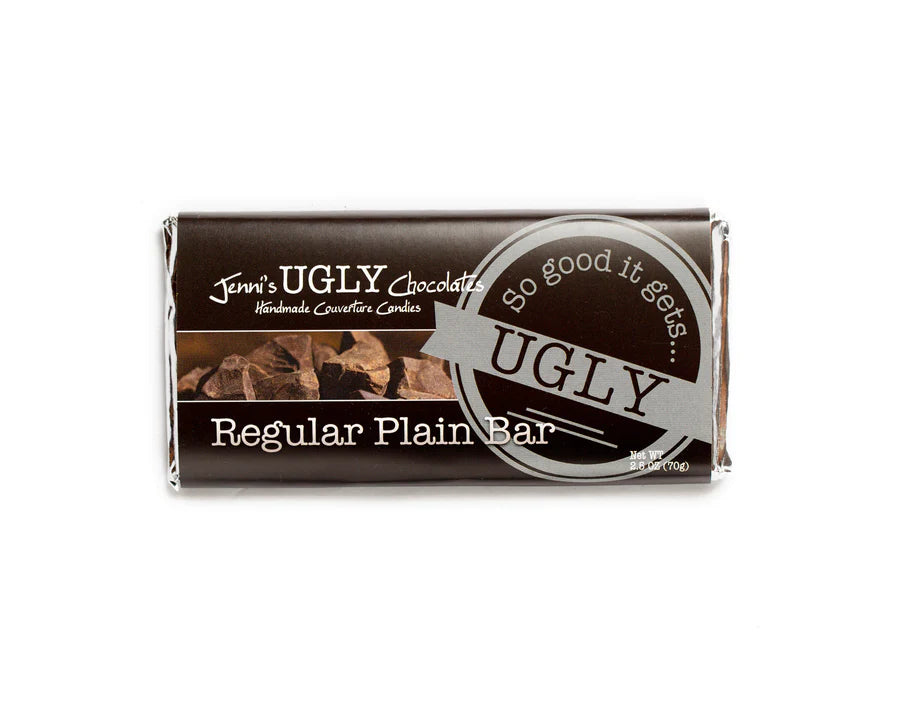 Jenni's Ugly Chocolate - Regular Plain Bar