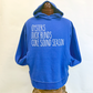 Favorite Things Hooded Sweatshirt in Royal/White