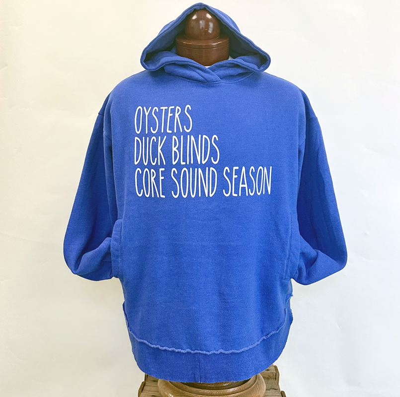 Favorite Things Hooded Sweatshirt in Royal/White