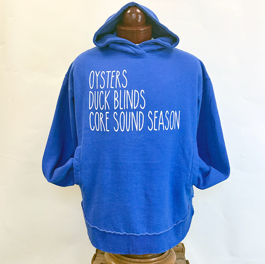 Favorite Things Hooded Sweatshirt in Royal/White