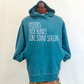 Favorite Things Hooded Sweatshirt in Emerald/White