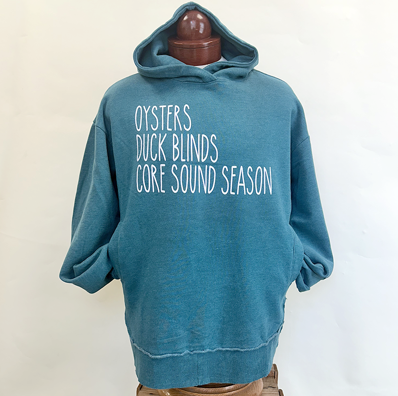 Favorite Things Hooded Sweatshirt in Emerald/White