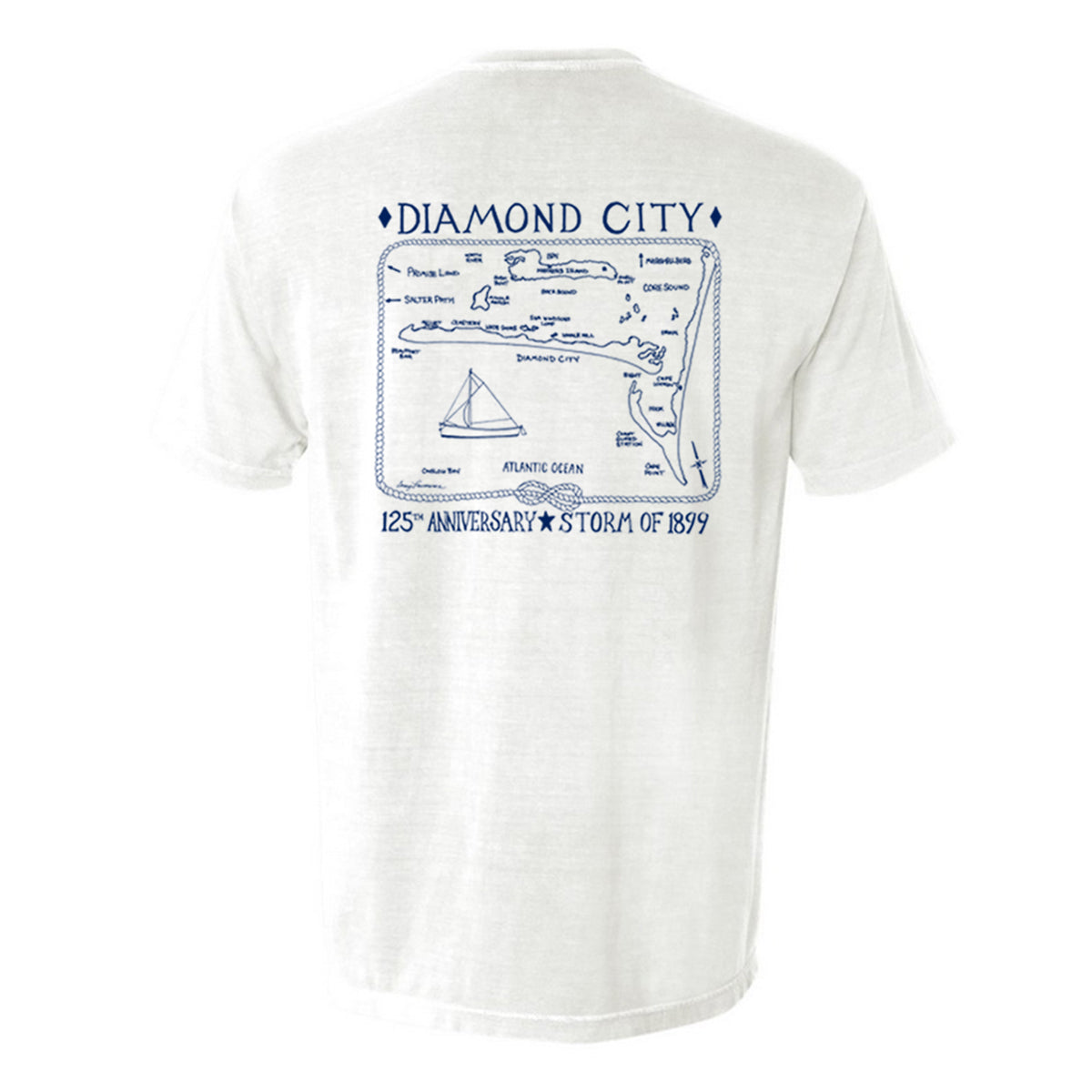 Diamond City SS Tee Shirts, White