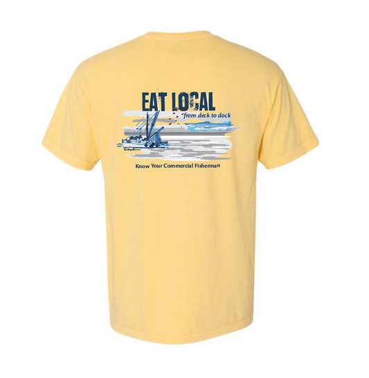SS Trawler T-Shirt w/Pocket Butter