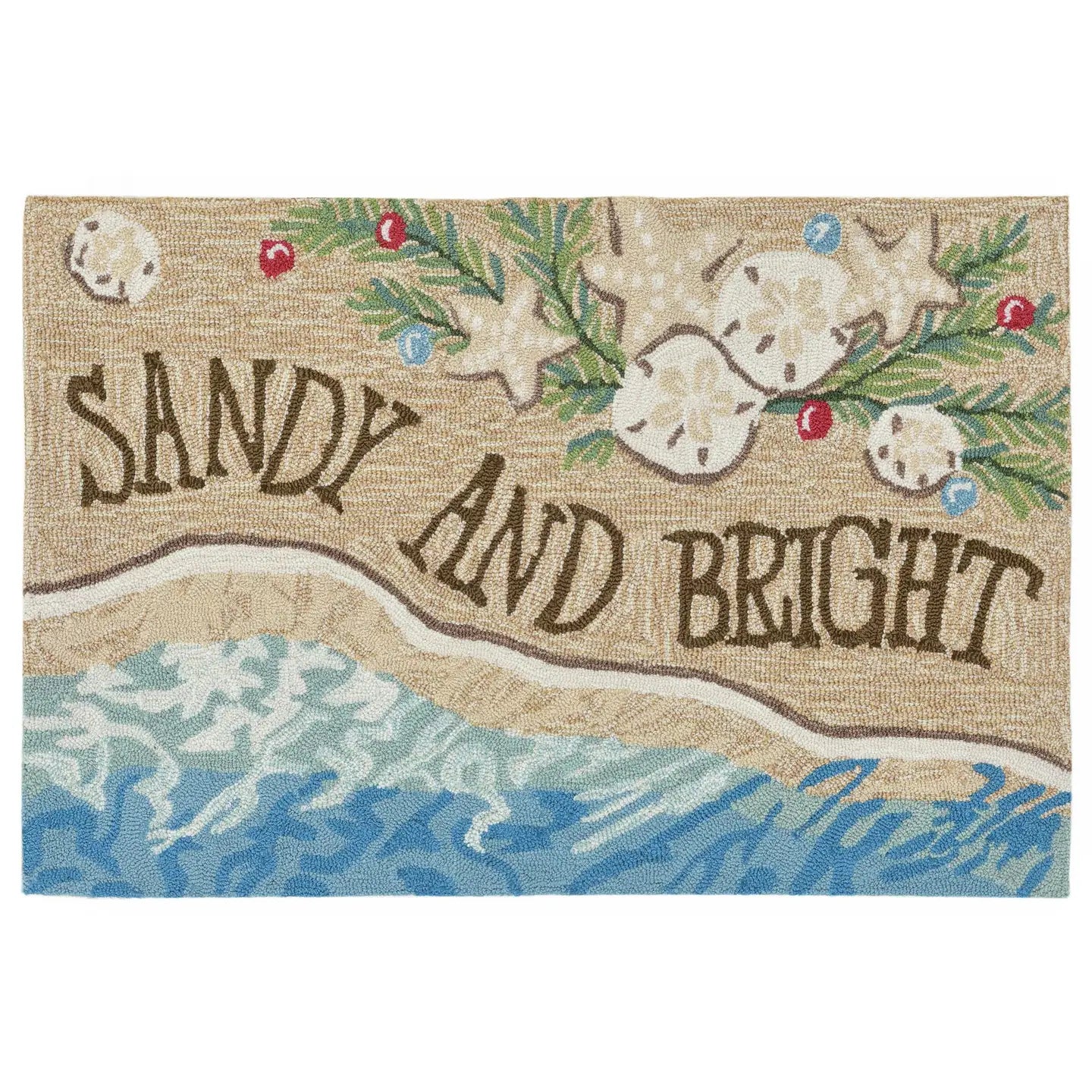 Front porch Sandy & Bright Indoor/Outdoor Rug 2'6"x4'