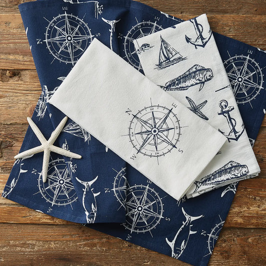 Captain's Quarters Dishtowel - Natural