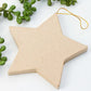 Paper Mache Flat Star Ornament