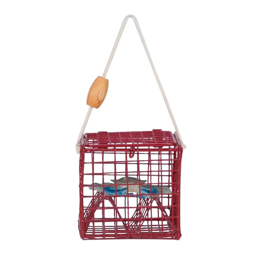 Christmas Blue Crab Trap Ornament