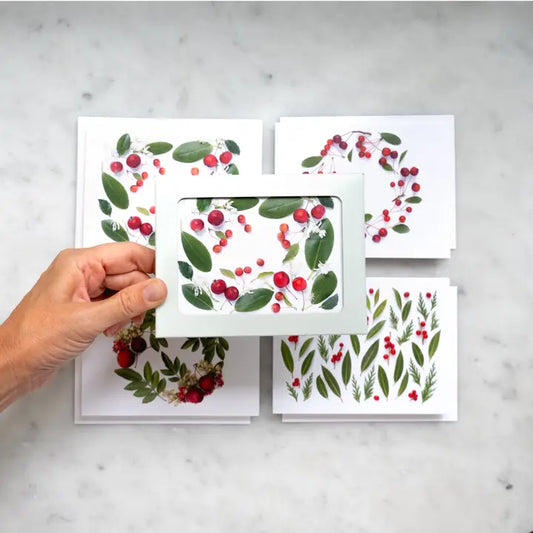 Card Set - Red and Green