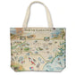 NC State Map Canvas Tote Bag