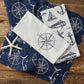 Captain's Quarters Dishtowel - Navy