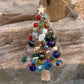Handmade Beaded Resin & Glass Christmas Tree Multi