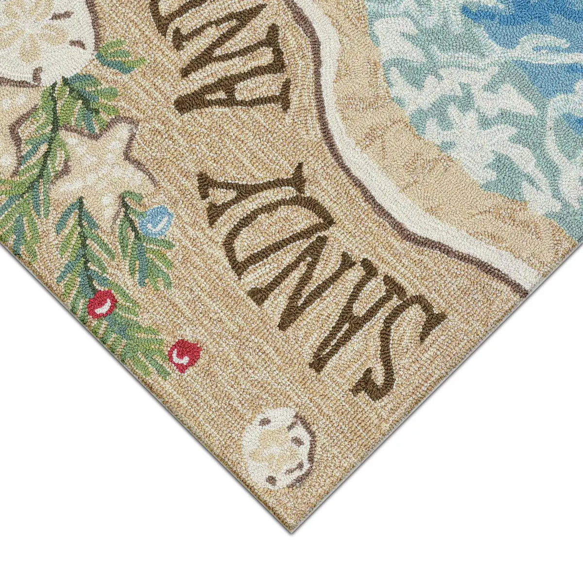 Front porch Sandy & Bright Indoor/Outdoor Rug, 1'8" x 2'6"