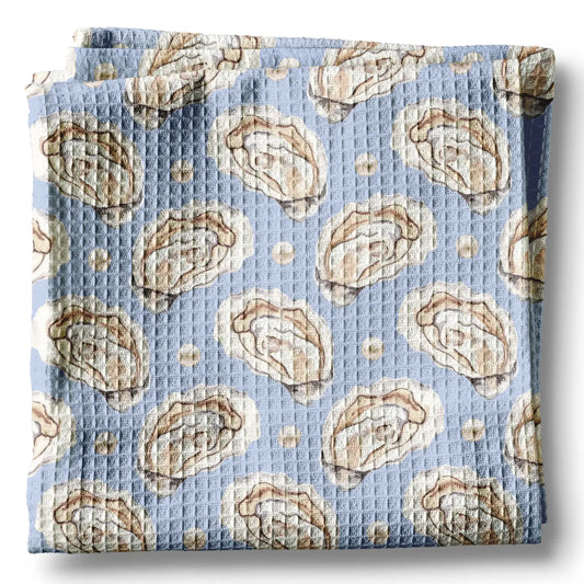 Blue Pearl Oyster Shell t towel