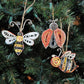Bee Ornament - Recycled Paper