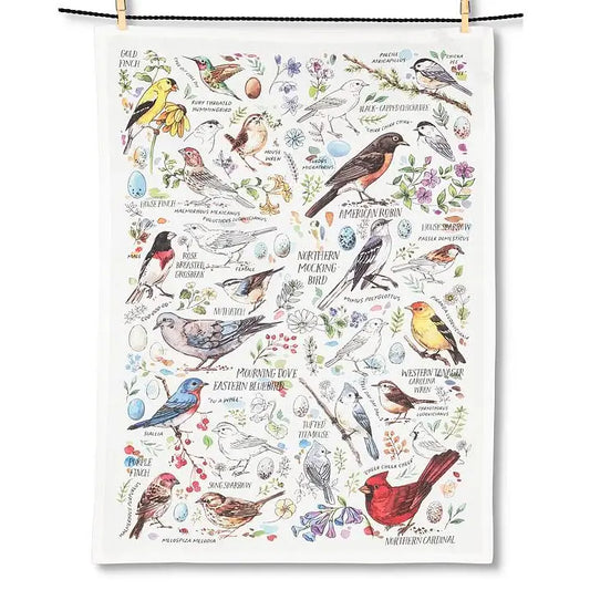 Bird medley towel