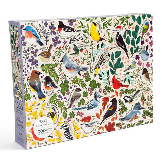 Feathered Friends - 1,000 Piece Bird Jigsaw