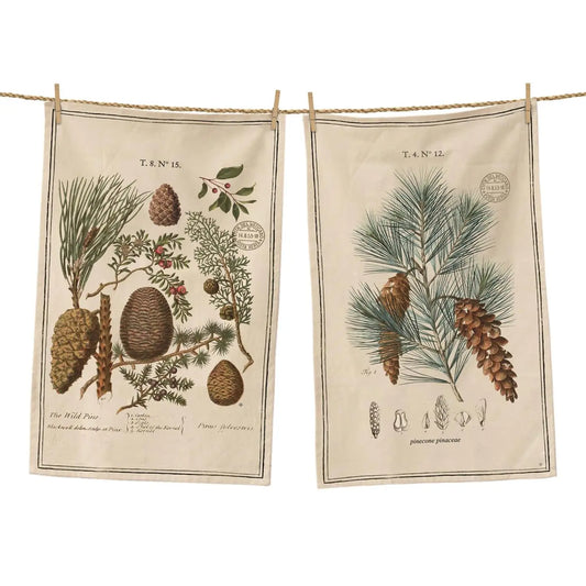 Tea Towels - Winter Botanical (Set of 2)