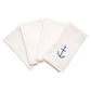 Tiny Anchor Cloth Napkins in White