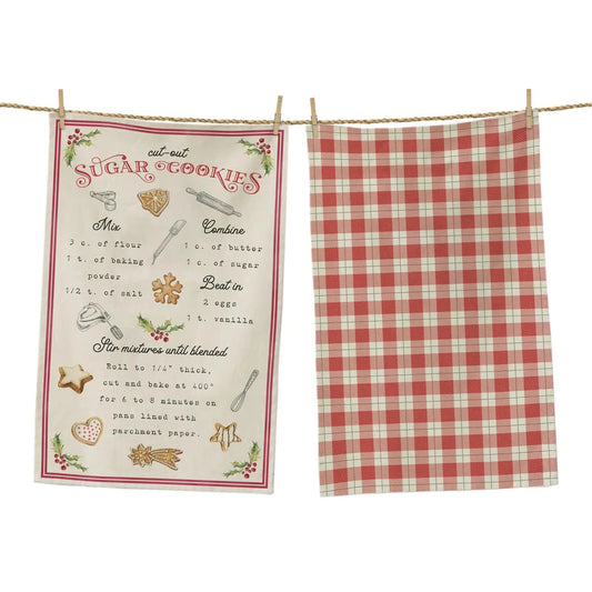 Tea Towels - Sugar Cookie Recipe