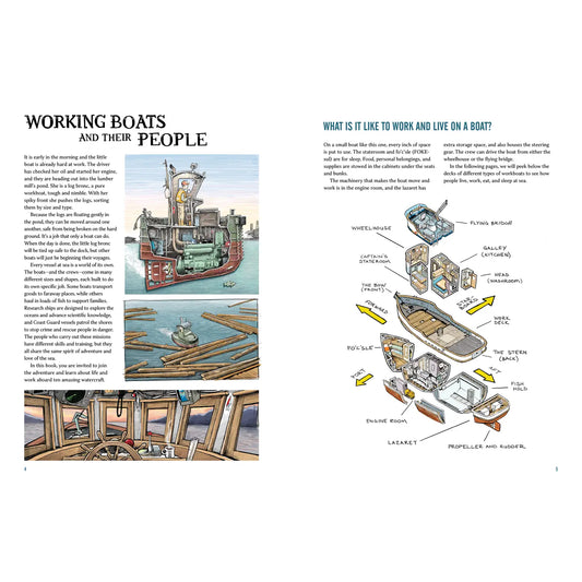 Working Boats: A Picture Book of Life at Sea