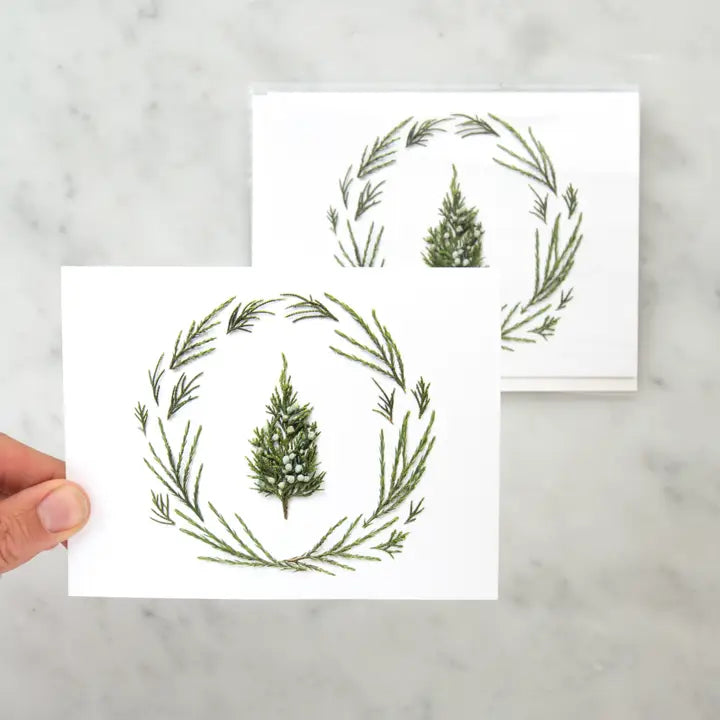 Card - Tiny Evergreen Tree