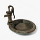 Water Pump Bird Bath, Rustic Cast Iron