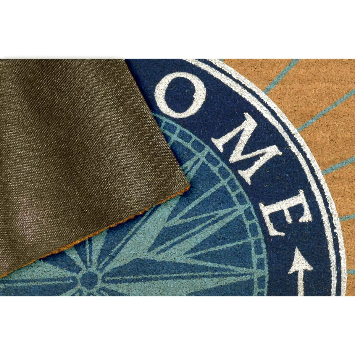 Natura Compass Outdoor Mat, Natural/Coir 1'6" x 2'6"
