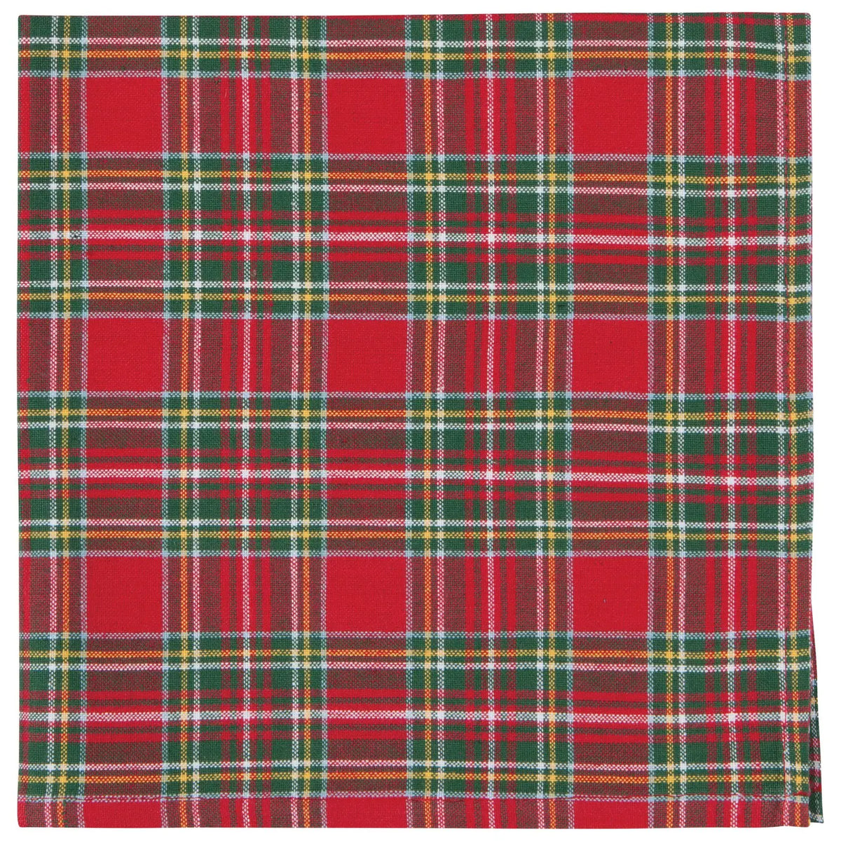 Christmas Plaid Woven Napkins set of 4