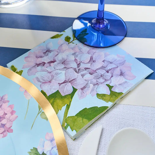 Cocktail napkin Hydrangea 3-ply-20 pk.