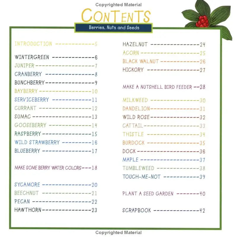 Berries, Nuts & Seeds: Take-Along Guide