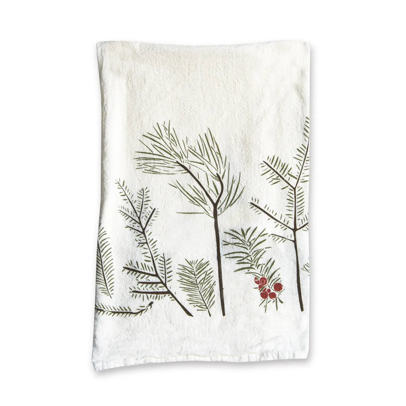 Kitchen Tea Towel Conifers (Wisdom)