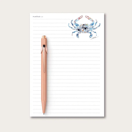 Blue Crab Desk Notepad