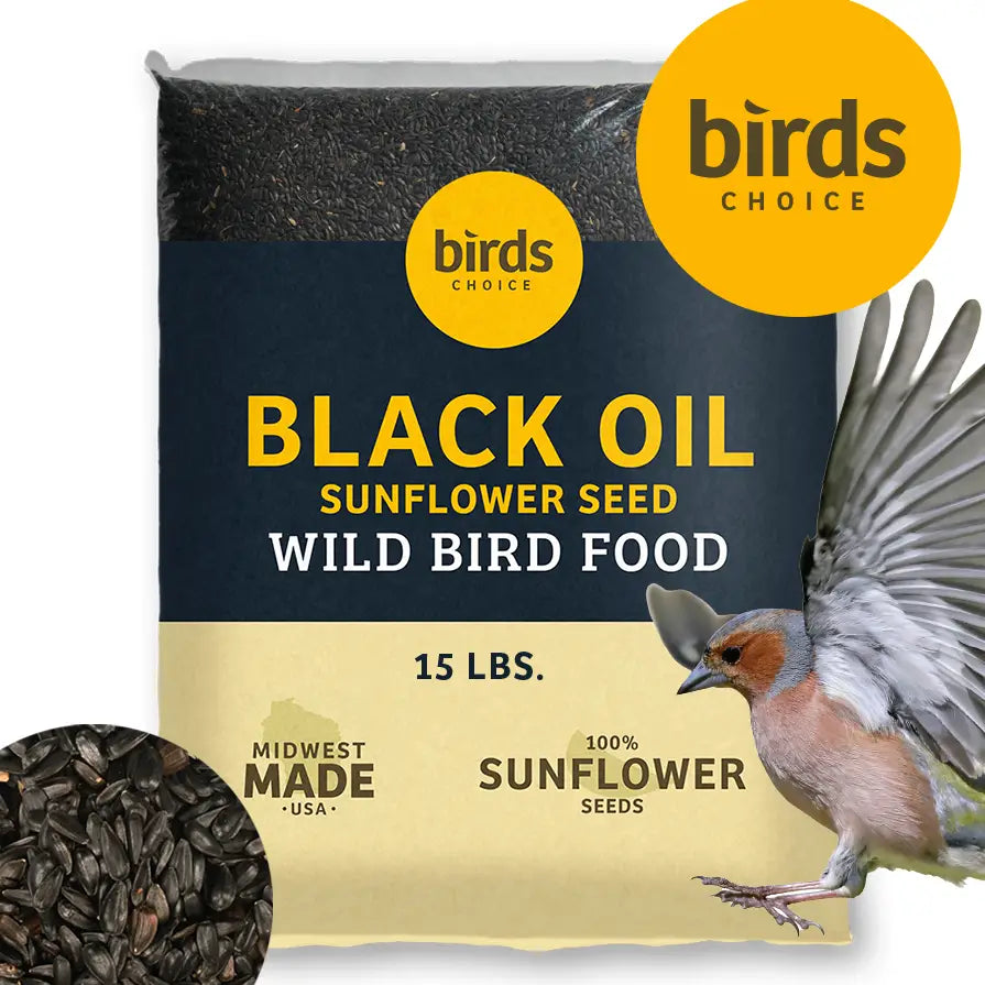 Black Oil Sunflower Wild Bird Food, 15 lbs