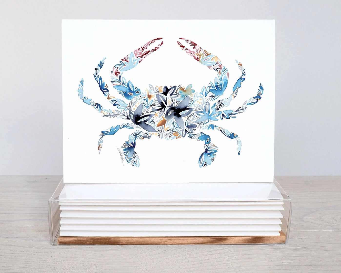 Blue Crab Note Card Set