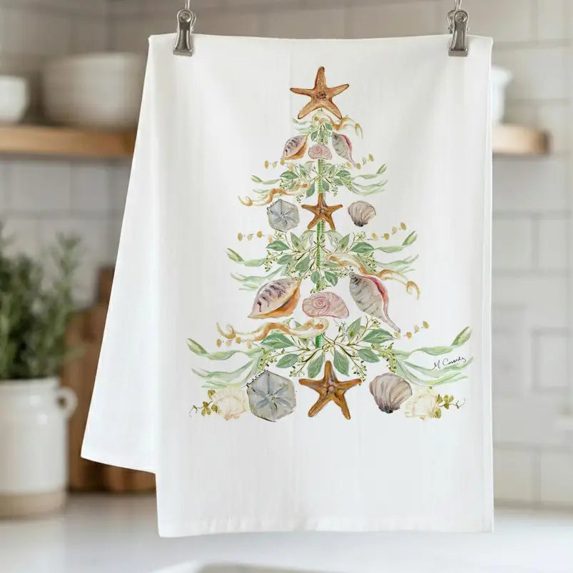 Shell Tree Kitchen Towel