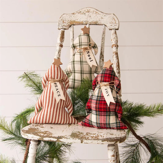 Mini Pillows - Trees with Christmas Words