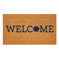 "Welcome" Coastal Coir Mat 28X16