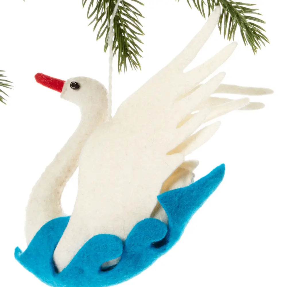 Swan ornament