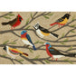Front porch Birds Indoor/Outdoor Rug 1'8"x2'6"