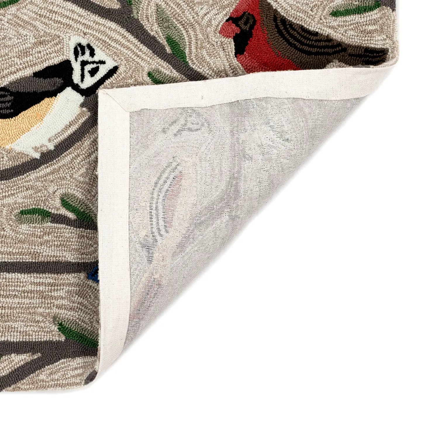 Front porch Birds Indoor/Outdoor Rug 1'8"x2'6"