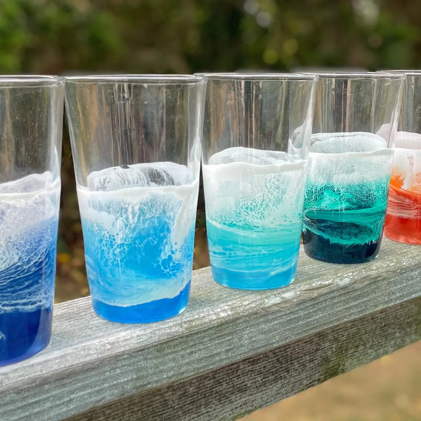 Ocean Wave Pint Glasses