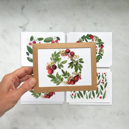 Carde Set - Red & Green