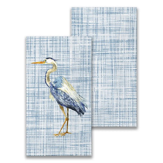 Blue Heron Guest Towel