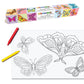 Coloring Scroll-Butterfly