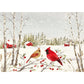 Cardinals in Winter Deluxe Boxed Holiday Cards