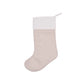 Blue Heron Embroidered Linen Stocking
